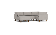 Load image into Gallery viewer, Luna - Sectional - Dream Grey - High Arms - Tall Legs
