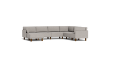 Load image into Gallery viewer, Luna - Sectional - Dream Grey - High Arms - Tall Legs
