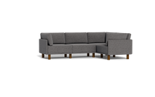 Load image into Gallery viewer, Luna - Sectional - Storm Grey - High Arms - Tall Legs
