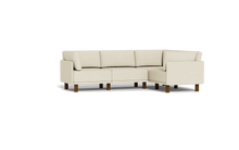 Load image into Gallery viewer, Luna - Sectional - Sunset Beige - High Arms - Tall Legs
