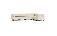 Load image into Gallery viewer, Luna - Sectional - Sunset Beige - High Arms - Tall Legs
