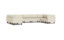 Load image into Gallery viewer, Luna - Sectional - Sunset Beige - High Arms - Tall Legs
