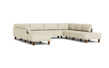 Load image into Gallery viewer, Luna - Sectional - Sunset Beige - High Arms - Tall Legs
