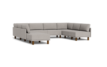 Load image into Gallery viewer, Luna - Sectional - Dream Grey - High Arms - Tall Legs
