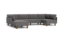 Load image into Gallery viewer, Luna - Sectional - Storm Grey - High Arms - Tall Legs
