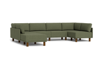 Load image into Gallery viewer, Luna - Sectional - Moss Green - High Arms - Tall Legs
