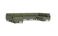 Load image into Gallery viewer, Luna - Sectional - Moss Green - High Arms - Tall Legs

