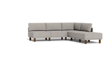 Load image into Gallery viewer, Luna - Sectional - Dream Grey - High Arms - Tall Legs
