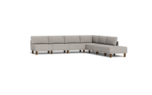 Load image into Gallery viewer, Luna - Sectional - Dream Grey - High Arms - Tall Legs
