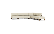 Load image into Gallery viewer, Luna - Sectional - Sunset Beige - High Arms - Tall Legs
