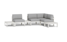 Load image into Gallery viewer, Mistral - Sectional - Sandstone - Block - Silver Shade

