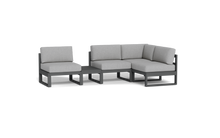 Load image into Gallery viewer, Mistral - Sectional - Pebble - Block - Silver Shade
