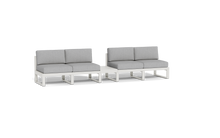 Load image into Gallery viewer, Mistral - Sofa - Sandstone - Block - Silver Shade
