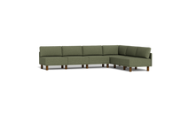 Load image into Gallery viewer, Luna - Sectional - Moss Green - High Arms - Tall Legs
