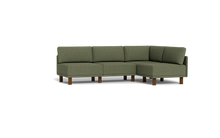 Load image into Gallery viewer, Luna - Sectional - Moss Green - High Arms - Tall Legs
