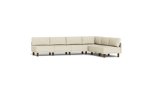 Load image into Gallery viewer, Luna - Sectional - Sunset Beige - High Arms - Tall Legs
