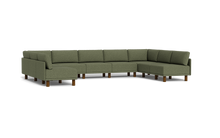 Load image into Gallery viewer, Luna - Sectional - Moss Green - High Arms - Tall Legs
