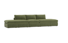 Load image into Gallery viewer, Ciello XL - Sofa - Cypress Green - Regular Arms
