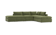 Load image into Gallery viewer, Ciello XL - Sectional - Cypress Green - Regular Arms
