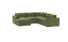 Load image into Gallery viewer, Ciello XL - Sectional - Cypress Green - Regular Arms
