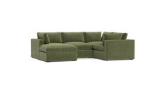 Load image into Gallery viewer, Ciello XL - Sectional - Cypress Green - Regular Arms

