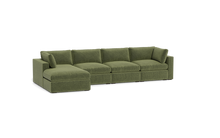 Load image into Gallery viewer, Ciello XL - Sofa - Cypress Green - Regular Arms
