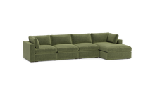 Load image into Gallery viewer, Ciello XL - Sofa - Cypress Green - Regular Arms
