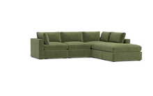 Load image into Gallery viewer, Ciello XL - Sectional - Cypress Green - Regular Arms
