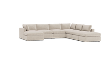 Load image into Gallery viewer, Ciello XL - Sectional - Dune - Regular Arms
