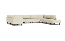 Load image into Gallery viewer, Luna - Sectional - Sunset Beige - High Arms - Tall Legs
