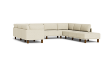Load image into Gallery viewer, Luna - Sectional - Sunset Beige - High Arms - Tall Legs
