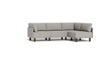 Load image into Gallery viewer, Luna - Sectional - Dream Grey - High Arms - Tall Legs
