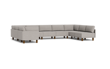 Load image into Gallery viewer, Luna - Sectional - Dream Grey - High Arms - Tall Legs
