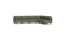 Load image into Gallery viewer, Luna - Sectional - Moss Green - High Arms - Tall Legs
