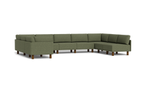 Load image into Gallery viewer, Luna - Sectional - Moss Green - High Arms - Tall Legs
