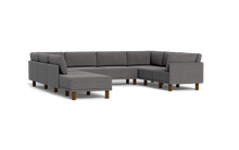 Load image into Gallery viewer, Luna - Sectional - Storm Grey - High Arms - Tall Legs
