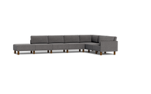 Load image into Gallery viewer, Luna - Sectional - Storm Grey - High Arms - Tall Legs
