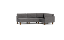 Load image into Gallery viewer, Luna - Sectional - Storm Grey - High Arms - Tall Legs
