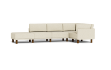 Load image into Gallery viewer, Luna - Sectional - Sunset Beige - High Arms - Tall Legs
