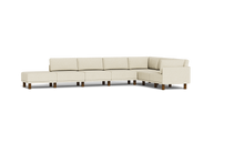 Load image into Gallery viewer, Luna - Sectional - Sunset Beige - High Arms - Tall Legs

