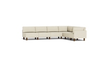 Load image into Gallery viewer, Luna - Sectional - Sunset Beige - High Arms - Tall Legs
