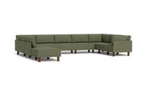 Load image into Gallery viewer, Luna - Sectional - Moss Green - High Arms - Tall Legs
