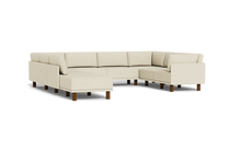 Load image into Gallery viewer, Luna - Sectional - Sunset Beige - High Arms - Tall Legs
