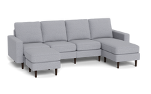 Load image into Gallery viewer, Altus - Sofa - Fog - Square Arms
