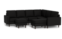 Load image into Gallery viewer, Altus - Sectional - Obsidian - Square Arms
