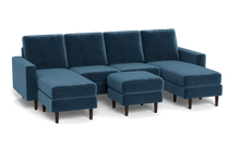 Load image into Gallery viewer, Altus - Sofa - Sapphire - Square Arms
