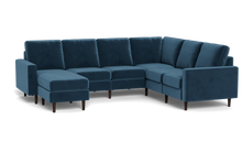 Load image into Gallery viewer, Altus - Sectional - Sapphire - Square Arms
