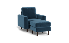 Load image into Gallery viewer, Altus - Sofa - Sapphire - Square Arms
