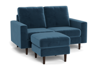 Load image into Gallery viewer, Altus - Sofa - Sapphire - Square Arms
