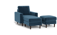 Load image into Gallery viewer, Altus - Sofa - Sapphire - Square Arms
